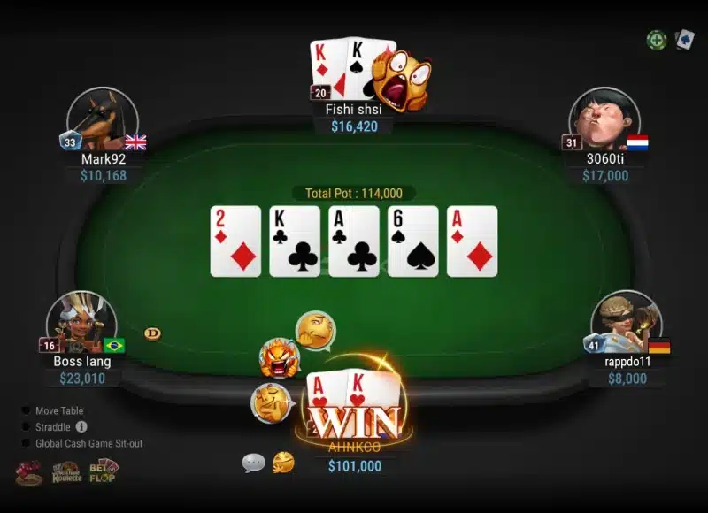 The game of Pochen is the root of poker and online poker